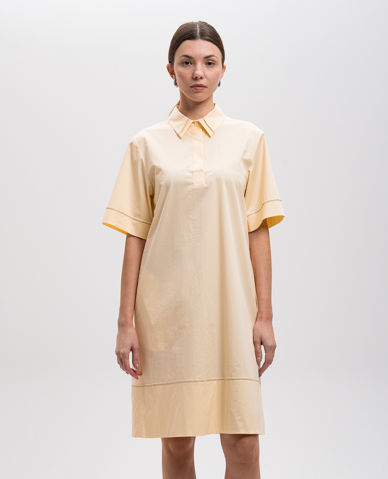 

Yellow shirt dress Peserico