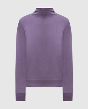 Brunello Cucinelli Purple golf from wool and cashmere M2400103