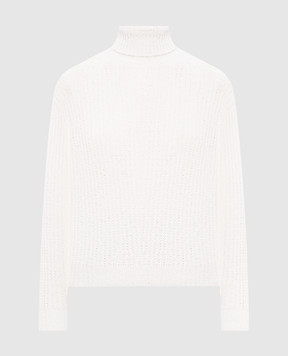 Peserico White alpaca sweater with lurex S99636F05A9249