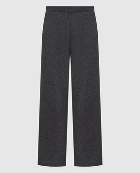 Brunello Cucinelli Gray wool, cashmere and silk pants M16244799