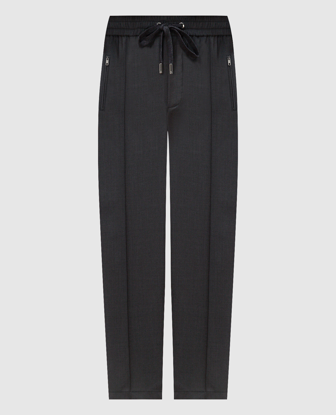 

Gray wool trousers with logo Dolce&Gabbana, Grey