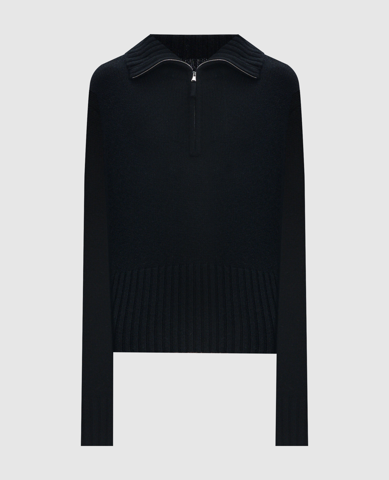 

Black wool and cashmere sweater Allude