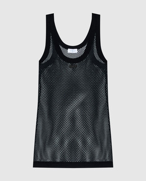 Off-White Black openwork top OWAD245S24FAB001