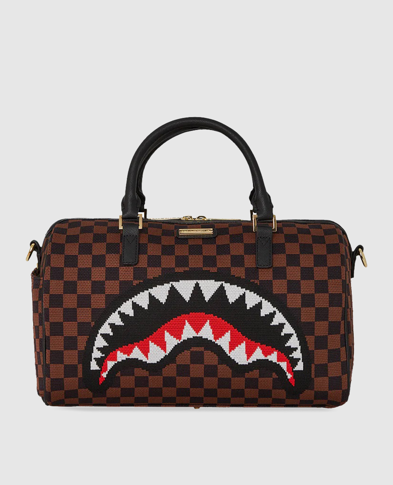 

SHARKS IN PARIS children's brown travel bag Sprayground