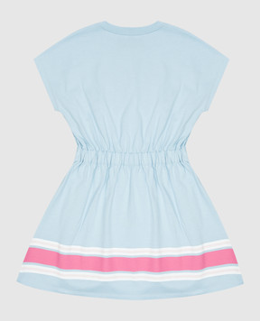AMIRI Baby blue dress with logo print AKJYRS1001