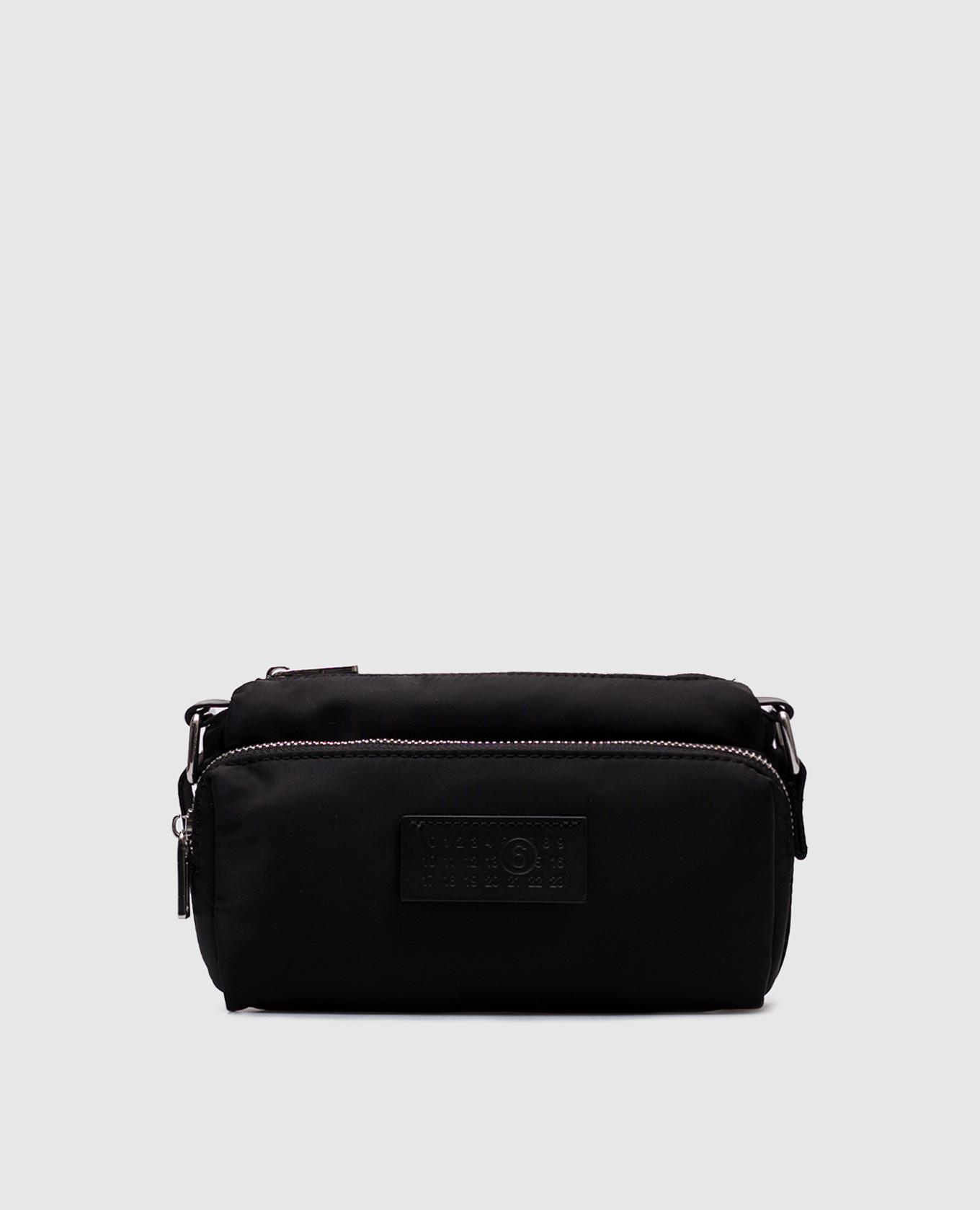 

Black crossbody bag with logo patch Maison Margiela MM6