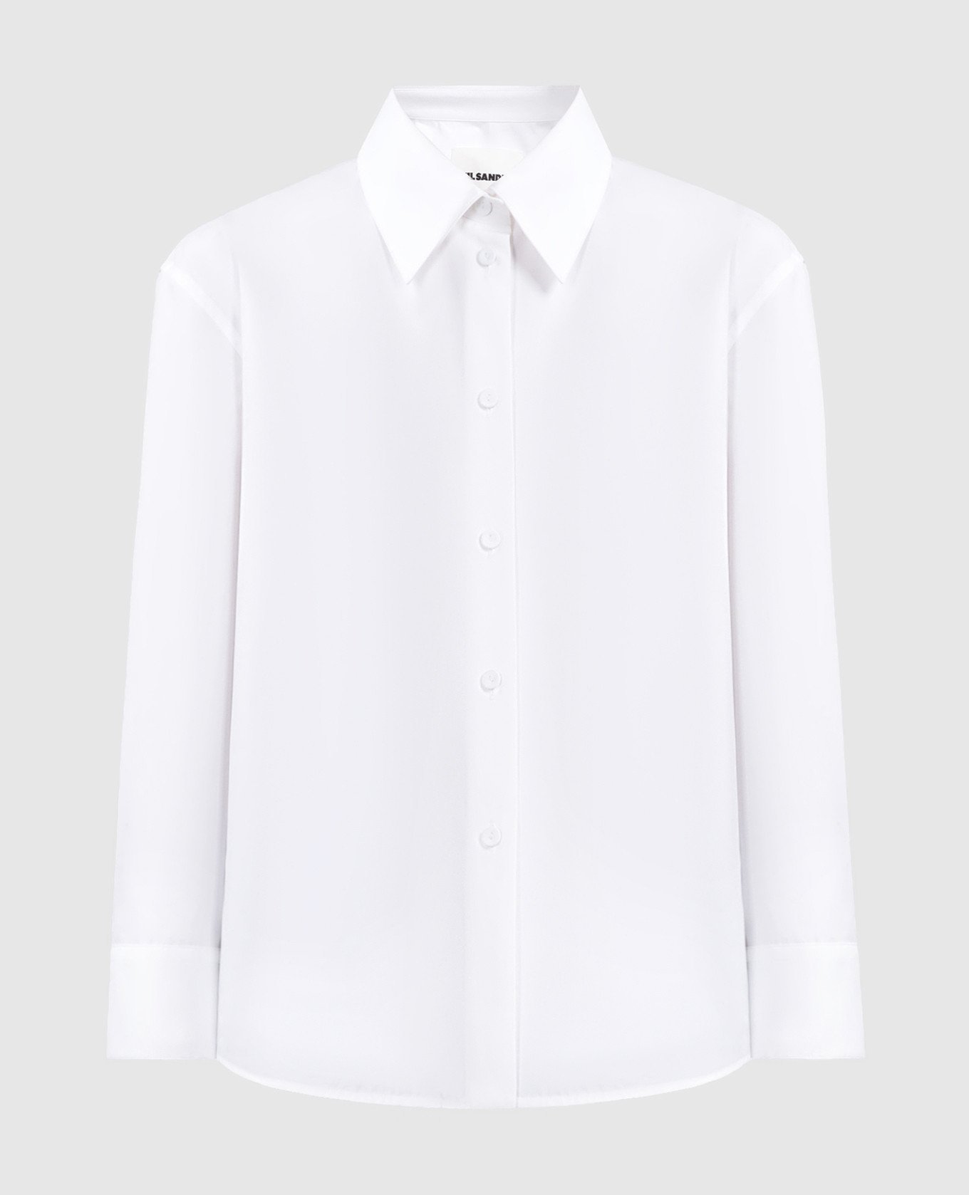 

White straight-cut shirt Jil Sander