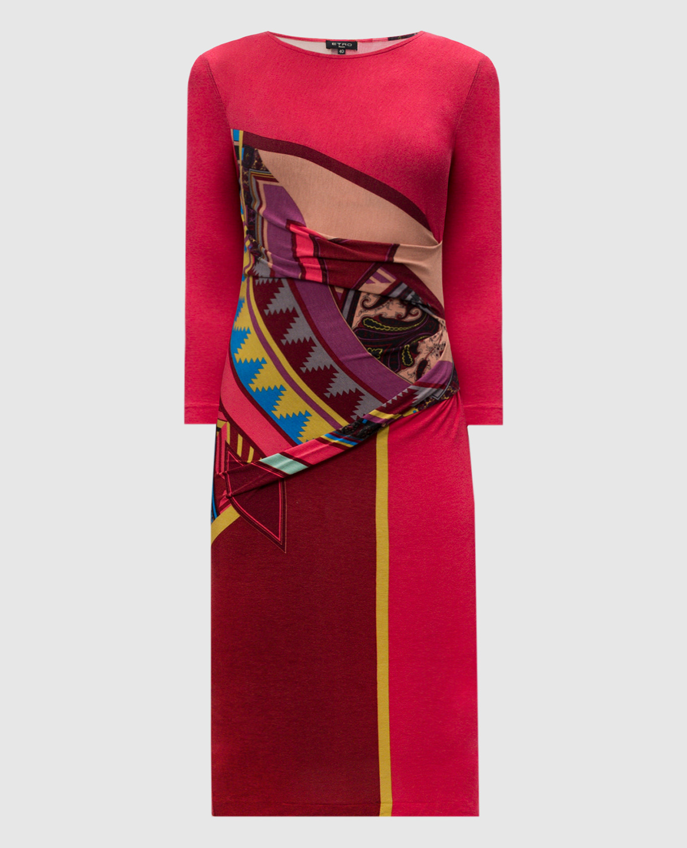 

Pink dress in a geometric pattern Etro
