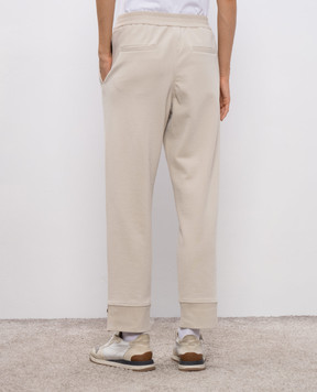 Brunello Cucinelli Beige sweatpants MN05NSO199