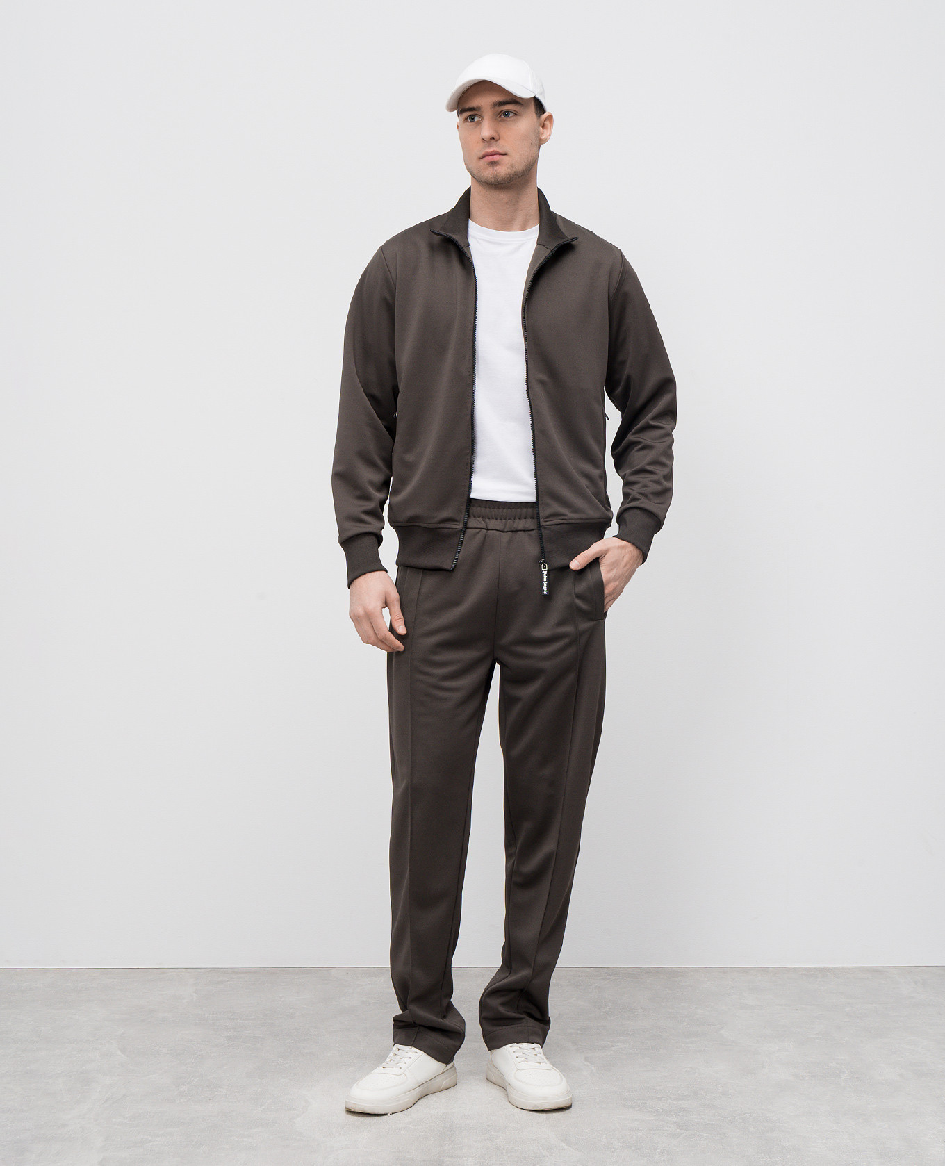 Grey sweatpants with logo print Palm Angels 2