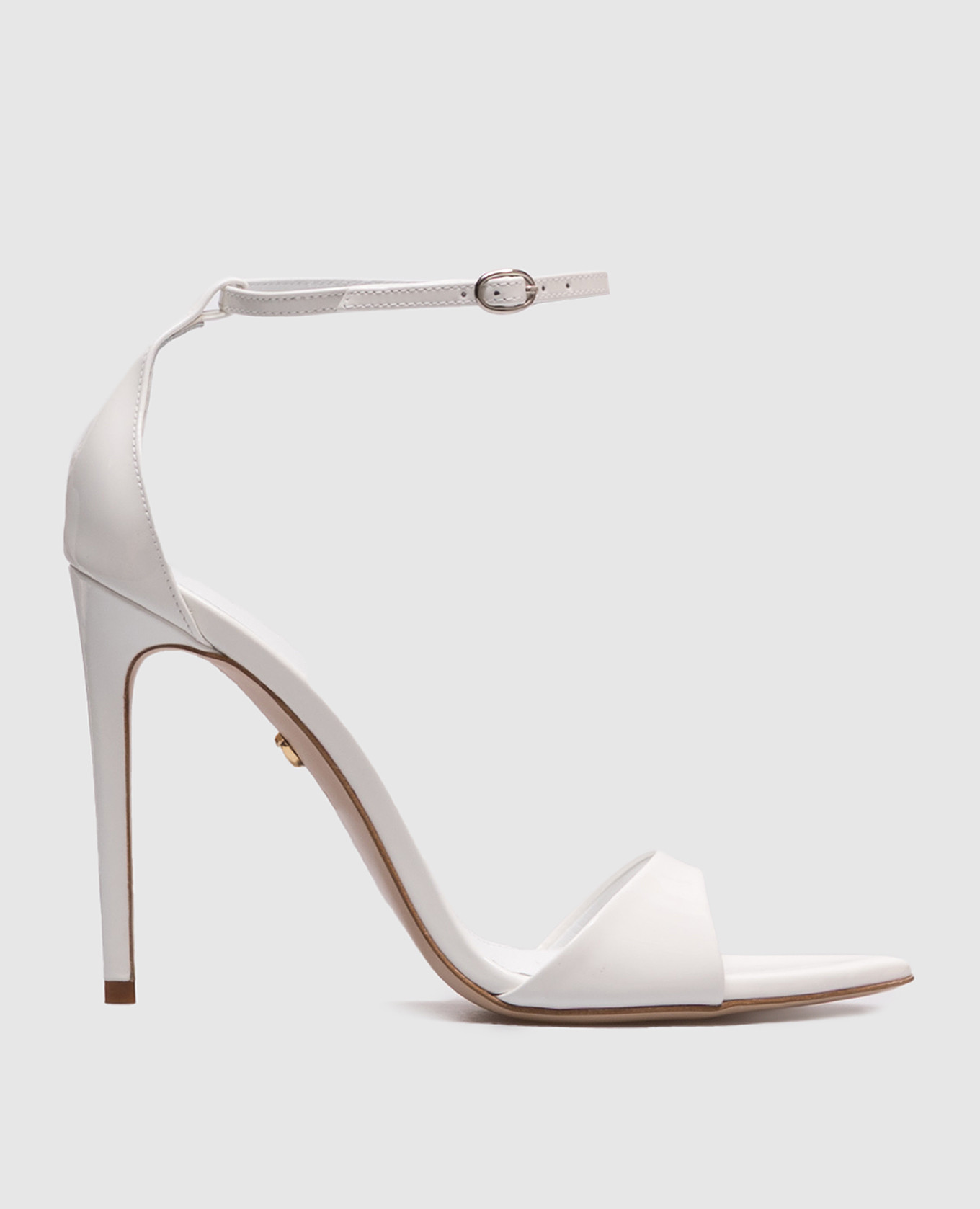 

White patent leather sandals Babe Pay Pls