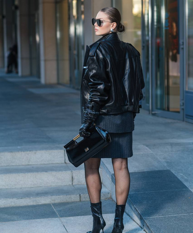 Jimmy Choo - Scarlett 95 Black Leather Ankle Boots