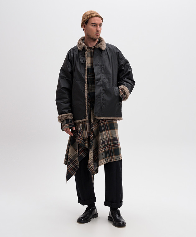 Jan Jan Van Essche - Two-sided jacket with sheepskin