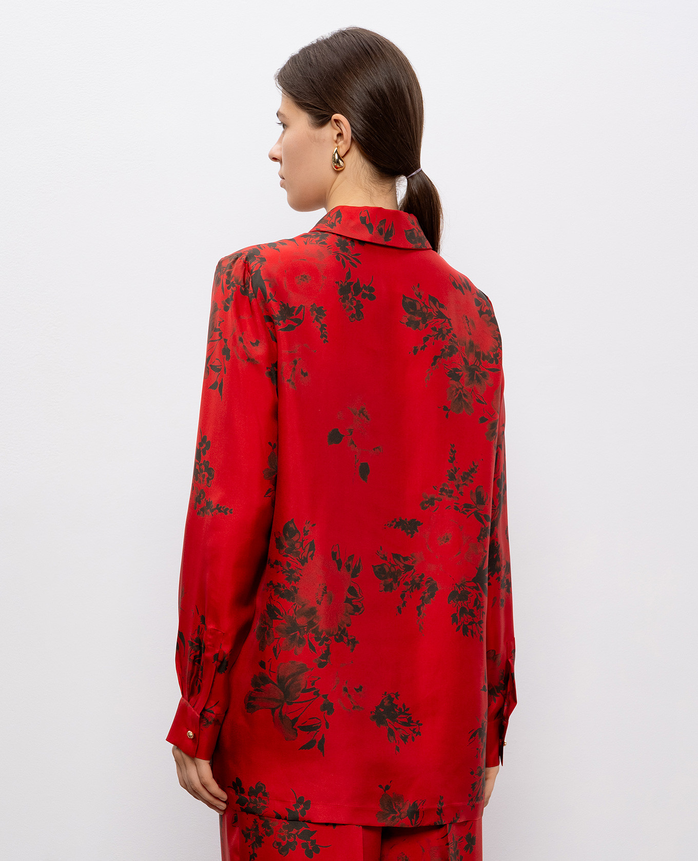 

Red WALTER silk blouse Max Mara