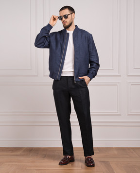 Cashmere&Whiskey White T-shirt with silk and cashmere FS03