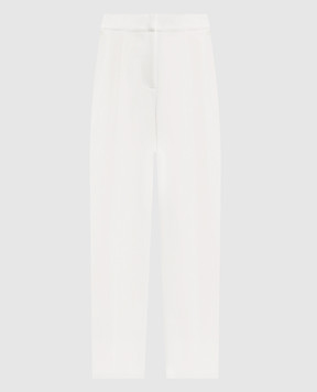 Twinset White pants with lurex 242AT2132