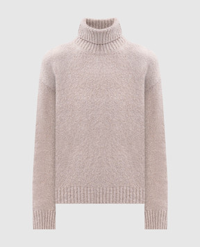 Peserico Beige wool and cashmere sweater with lurex S99439F0709286