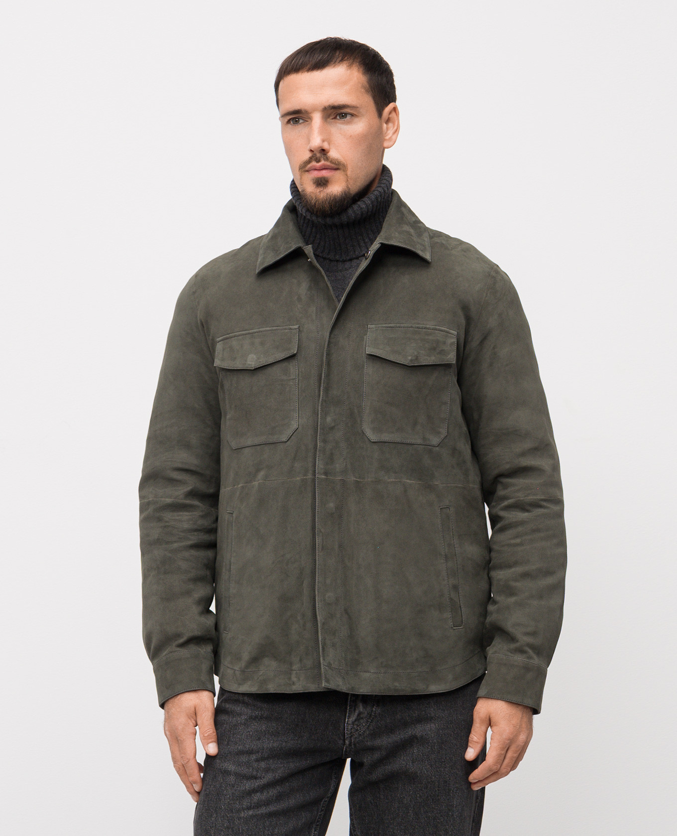 

Khaki suede jacket Cashmere&Whiskey