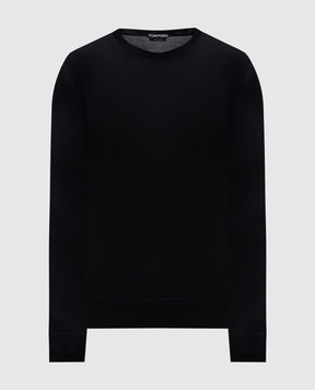 Tom Ford Black cashmere and silk jumper KCL005YMK005S23