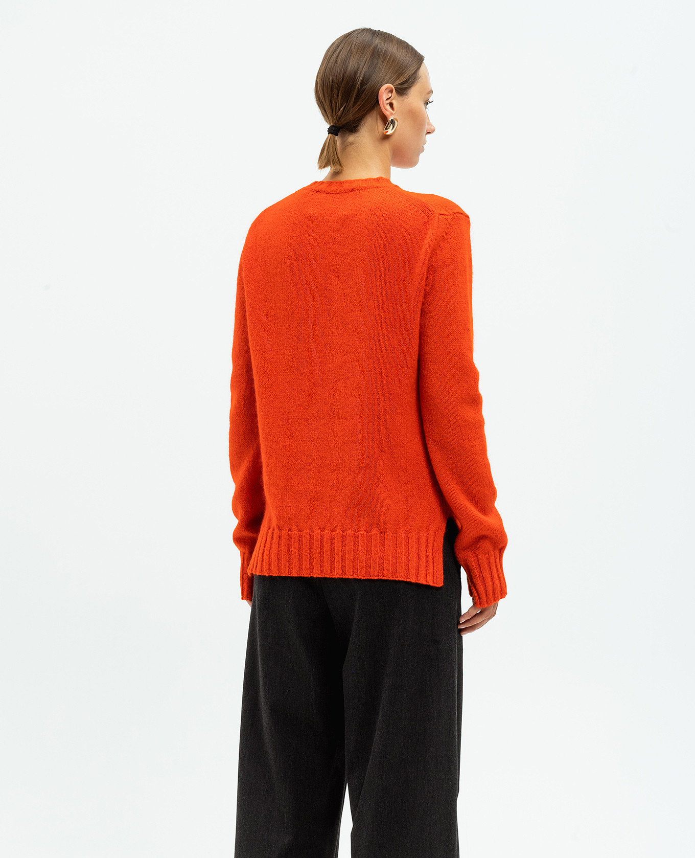 

Red sweater with wool and silk Jil Sander