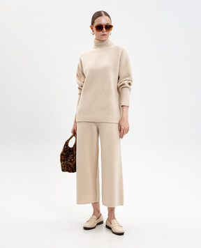 JOSEPH Beige merino wool sweater JF009291