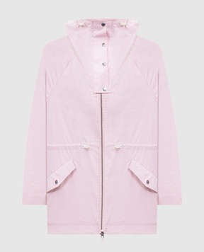 Yves Salomon Army Pink parka 25EFV01172K30W
