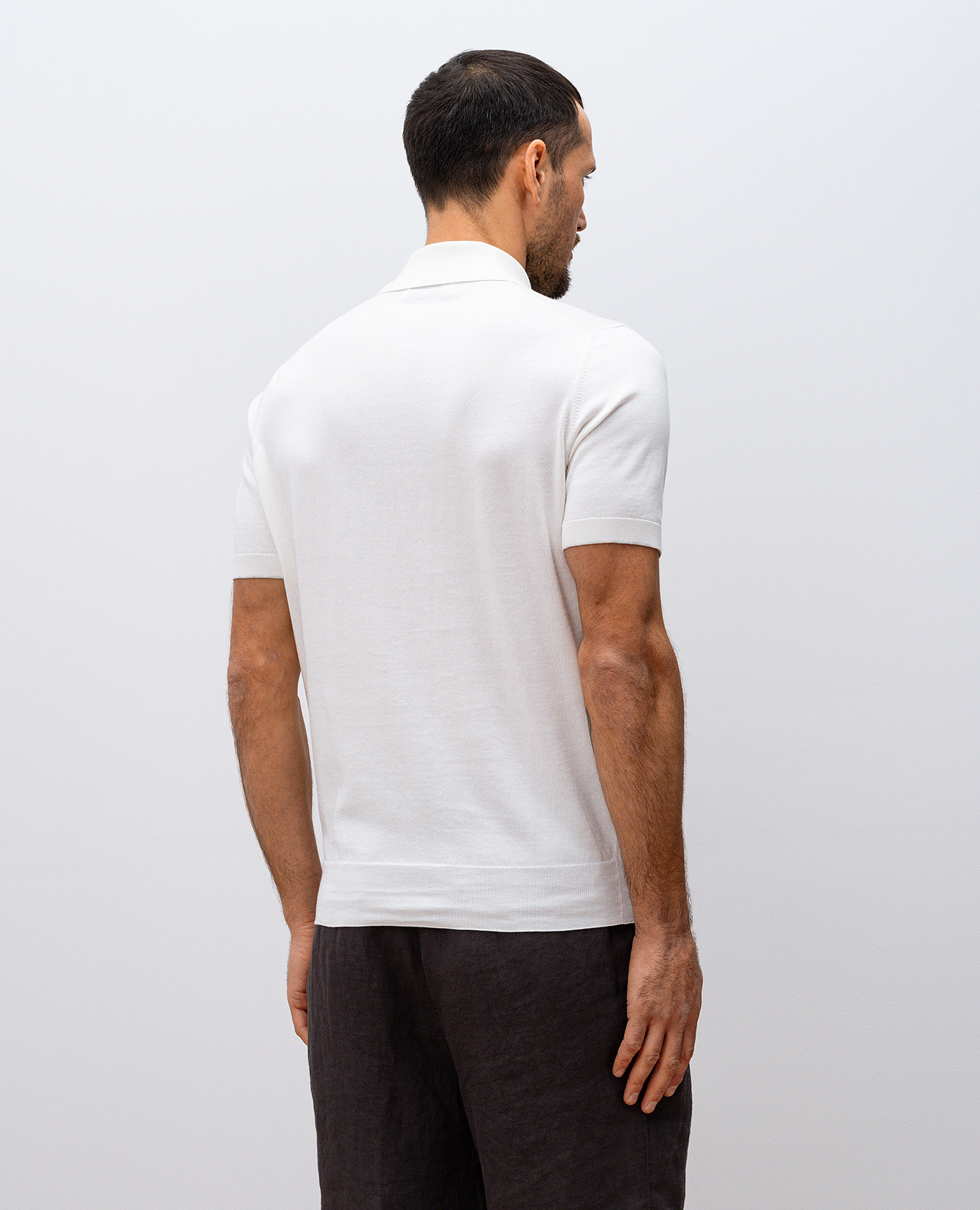 

White polo Brunello Cucinelli