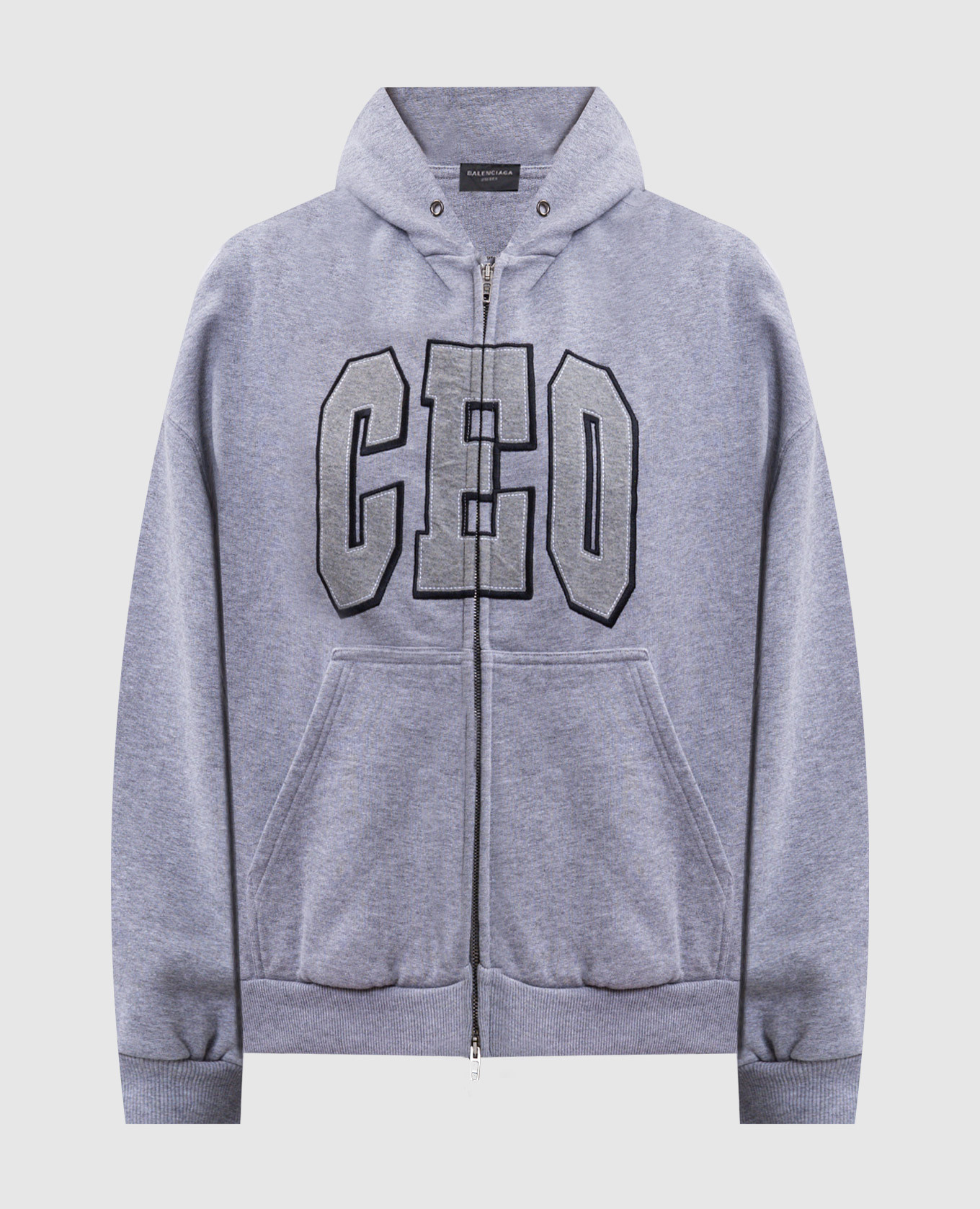 CEO grey melange sports jacket Balenciaga