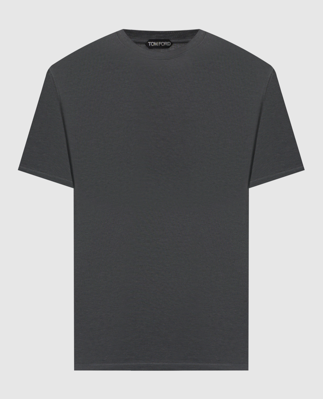 Grey T-shirt with logo Tom Ford