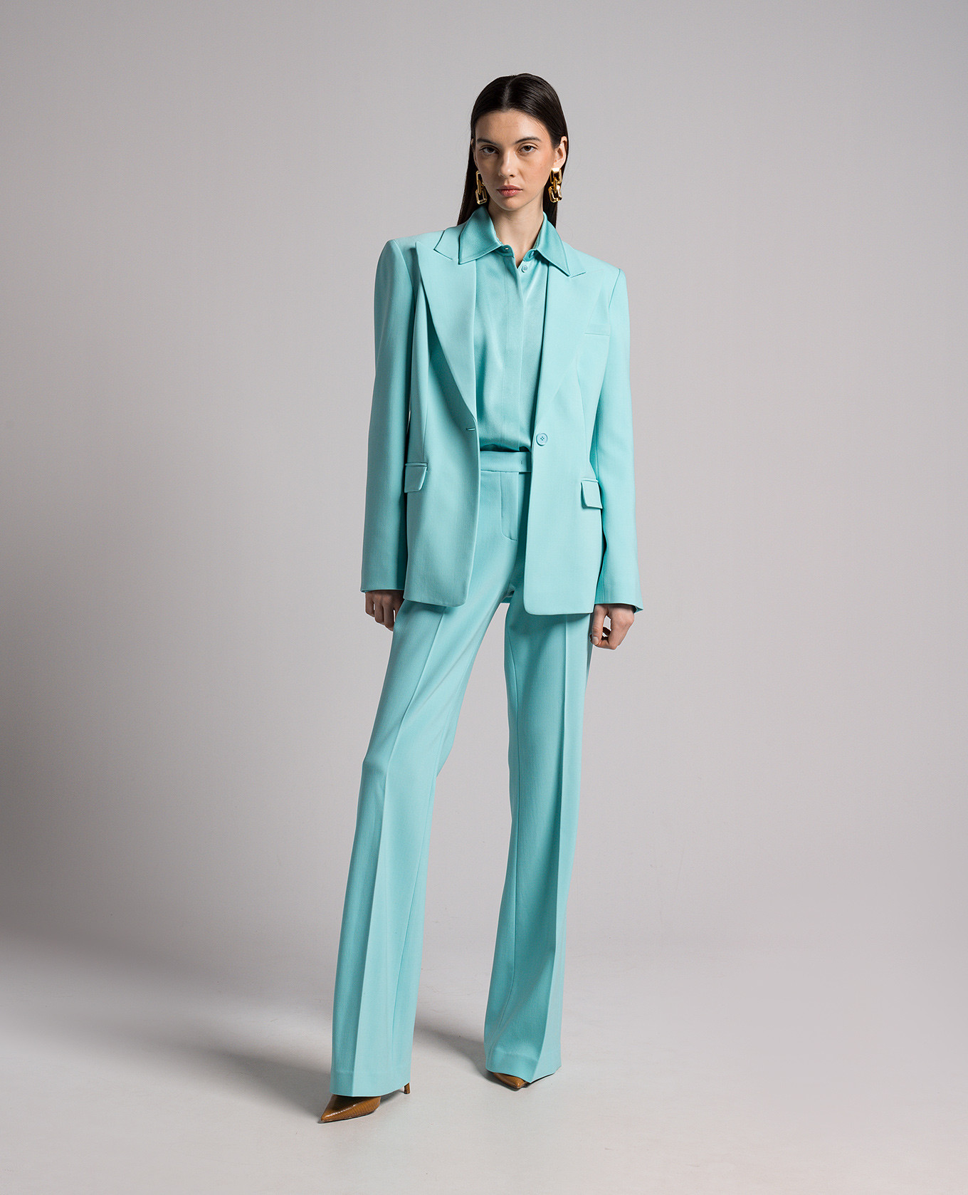 

Hansen green blouse Michael Kors