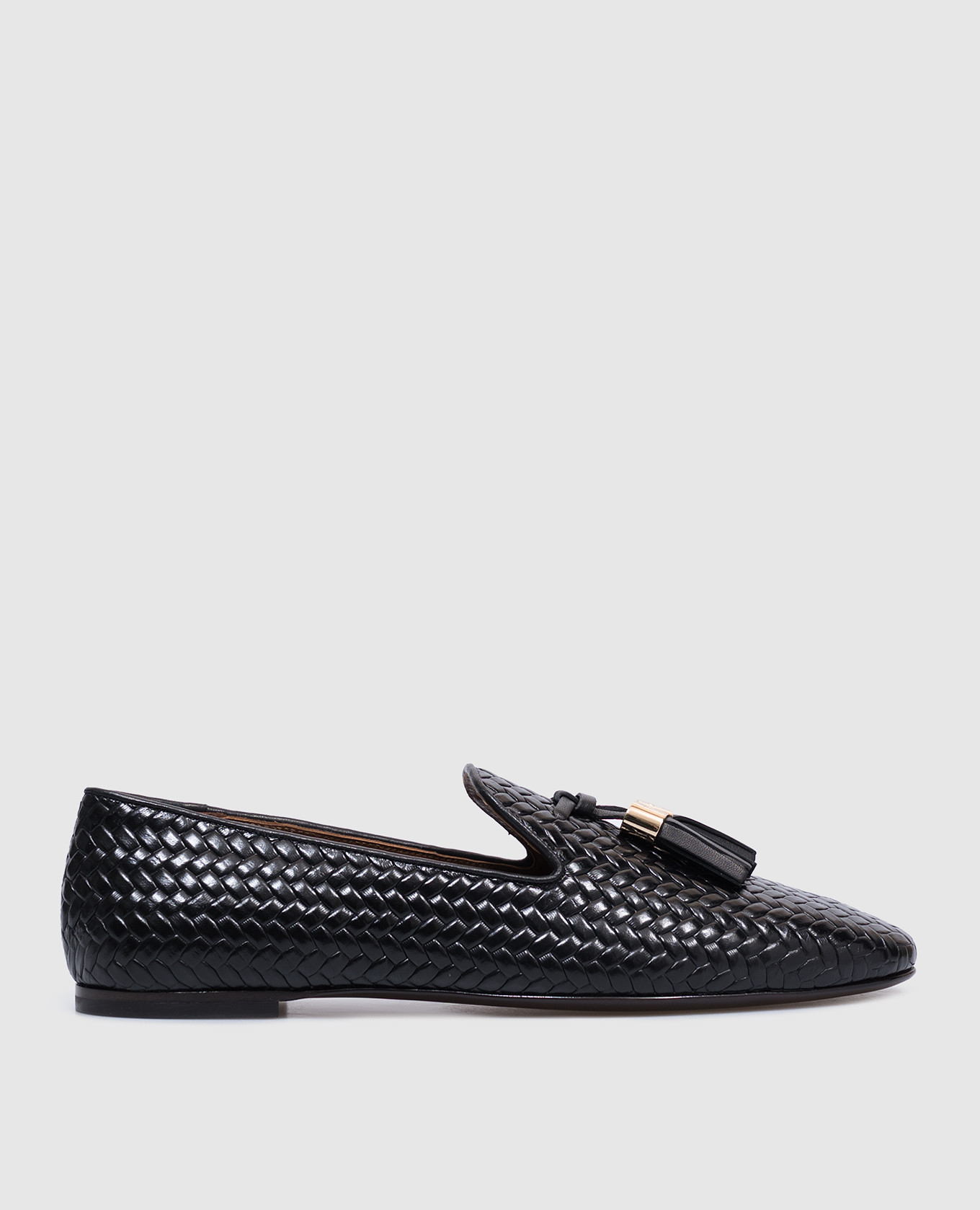 

Amanda black leather braided loafers Giuseppe Zanotti