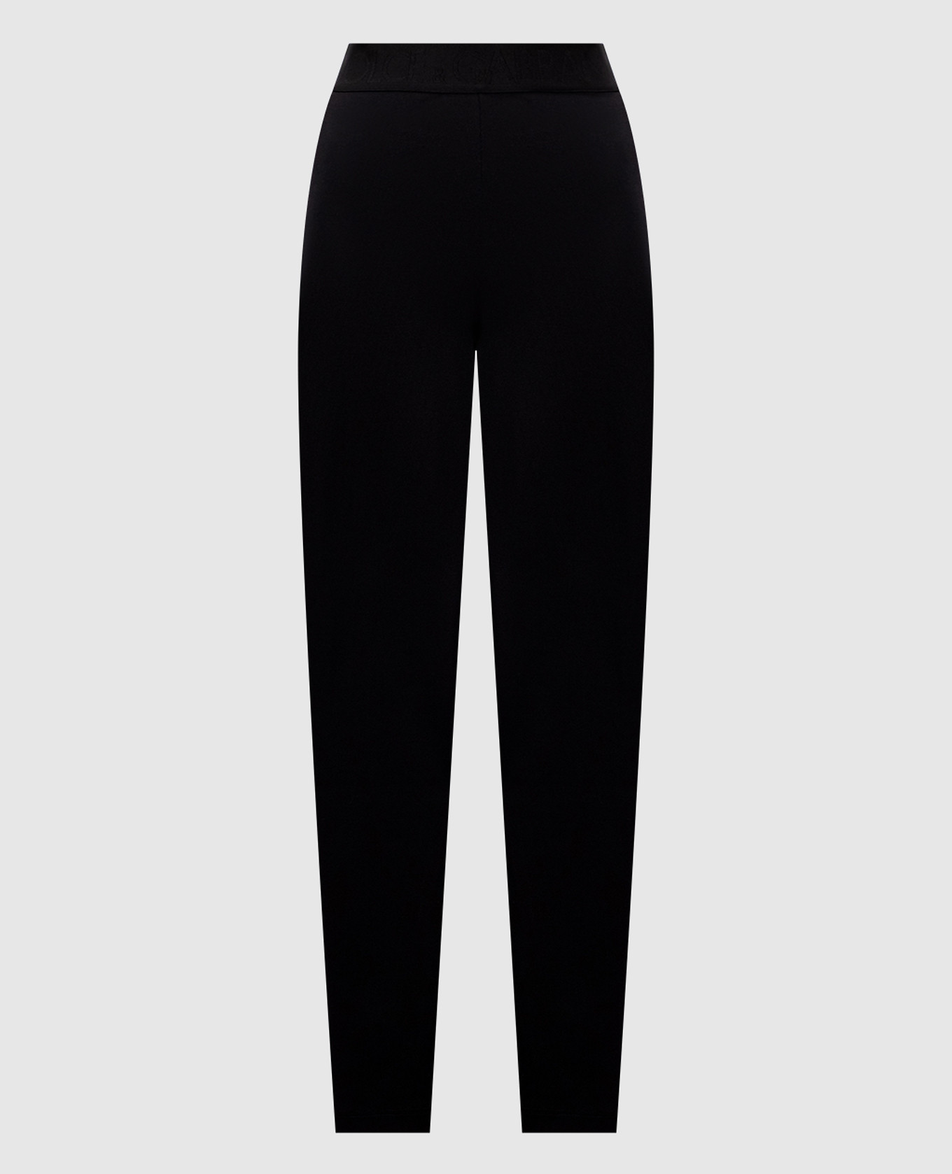 Black leggings with logo Dolce&Gabbana