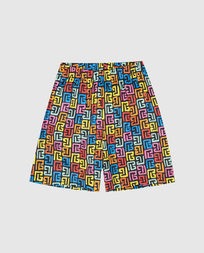 Balmain Children's printed swim shorts BWCP3DZ2967410
