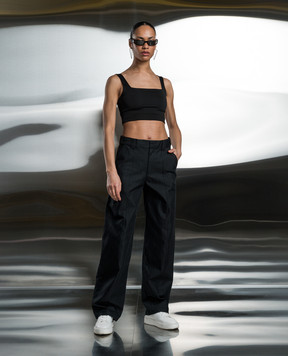 Alexander Wang Black striped pants 1WC1244086