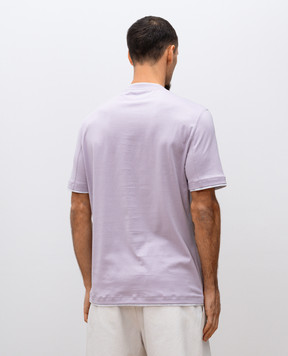 Brunello Cucinelli Purple layered T-shirt M0B137427