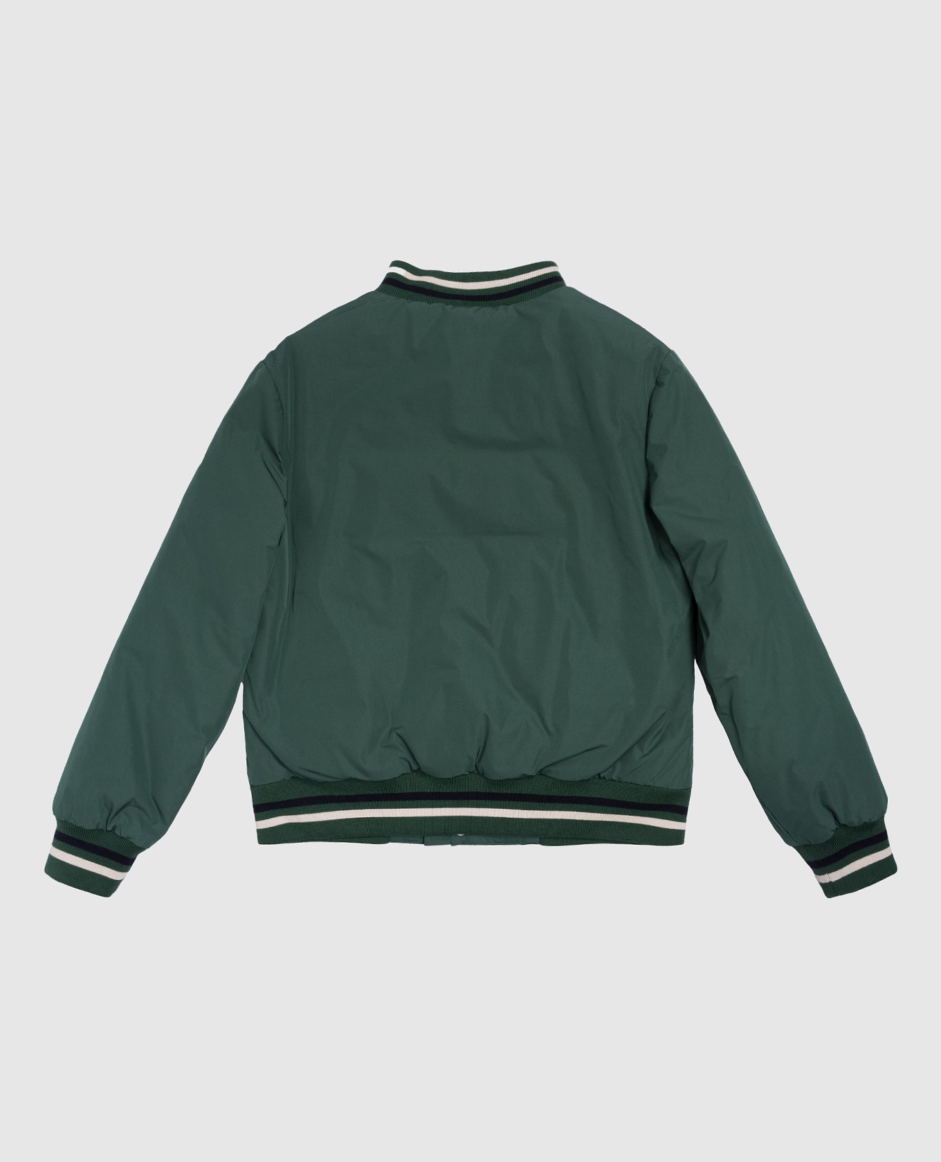 

Siko children's green down bomber jacket with logo Moncler ENFANT