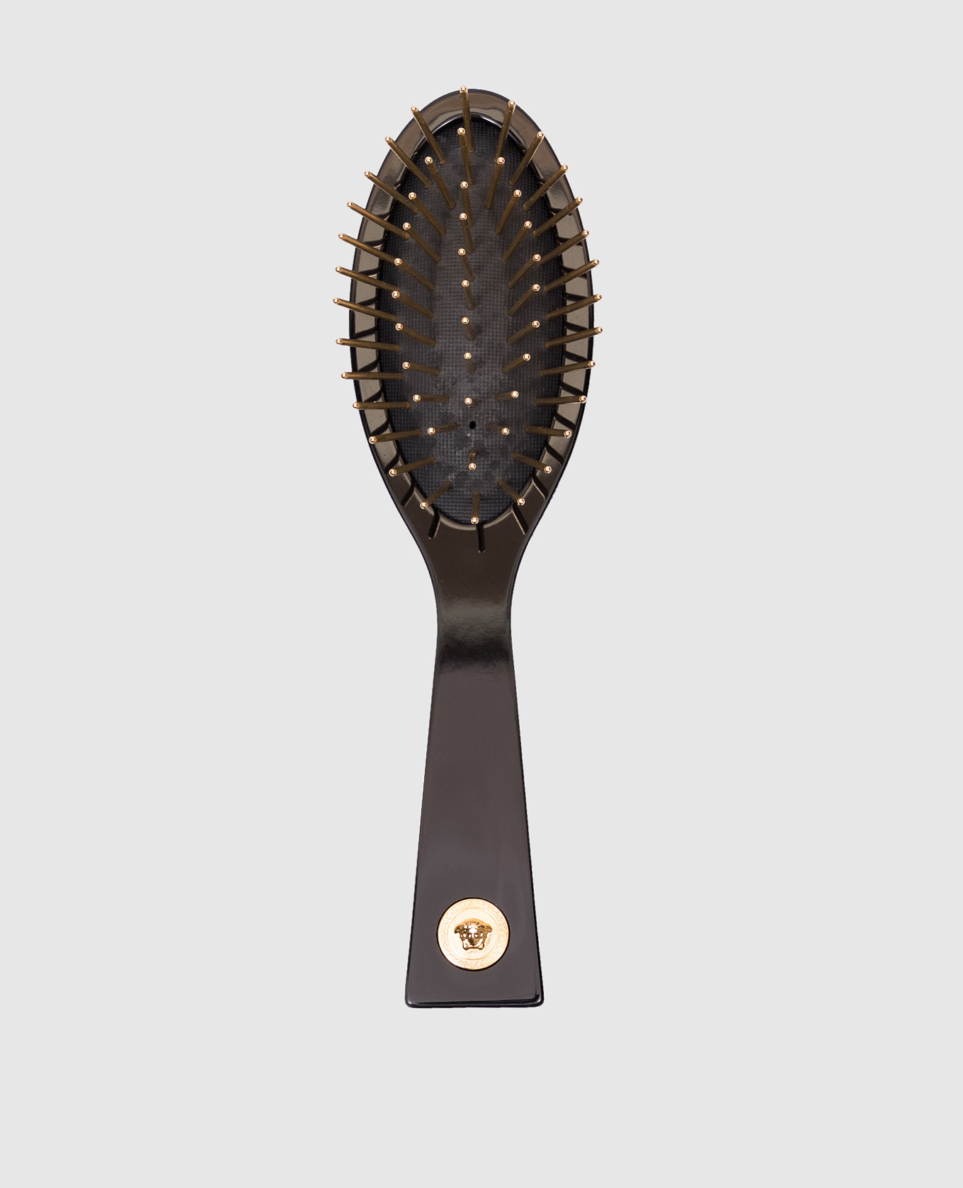 

Black small hair brush with logo emblem Versace