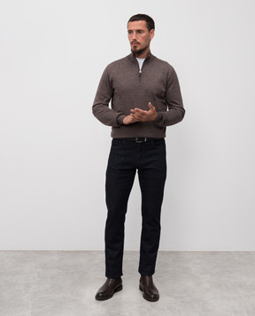 Canali White T-shirt MJ00002T0356