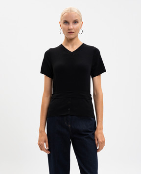 Juun.j Black wool top JW5751W035