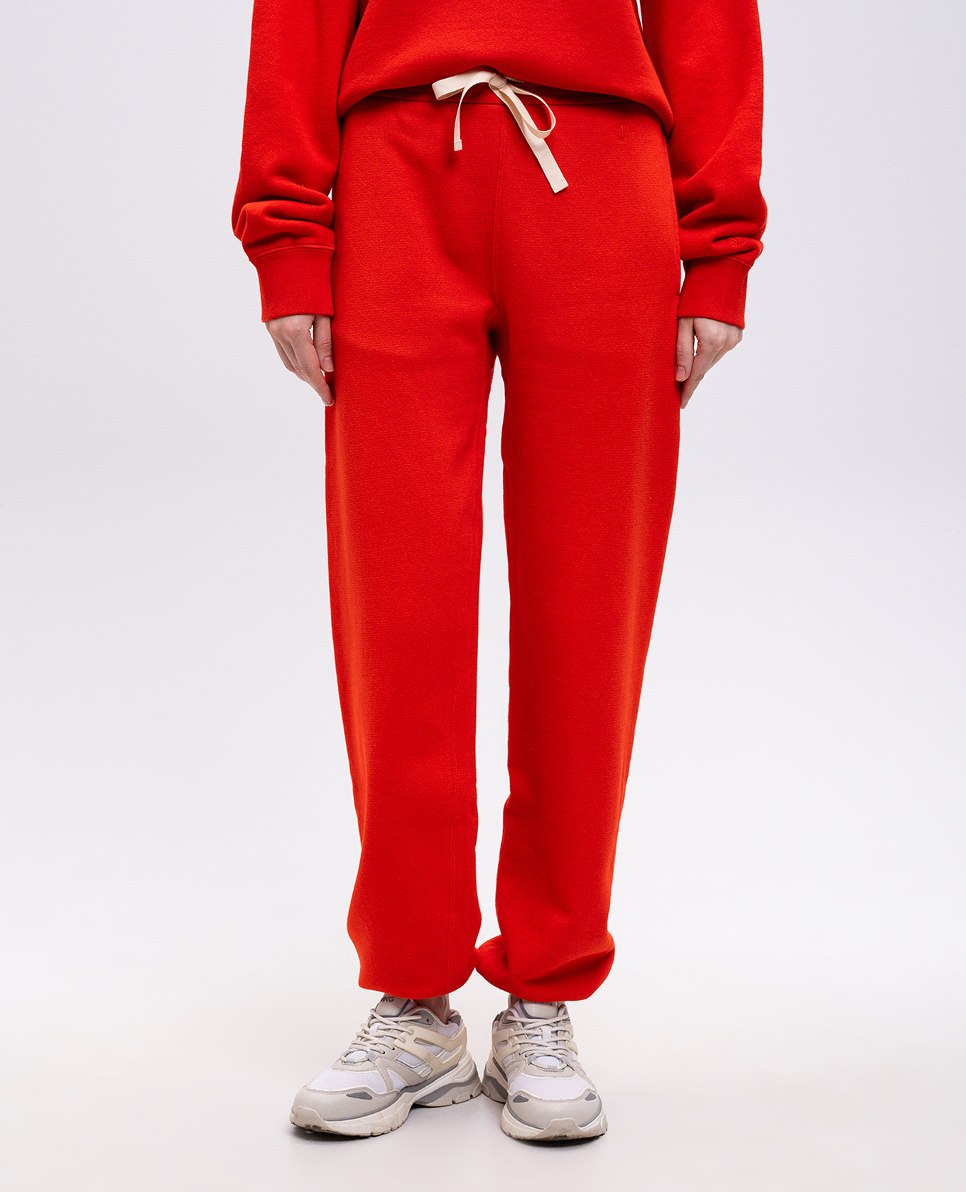 

Orange joggers with logo Jil Sander, Red