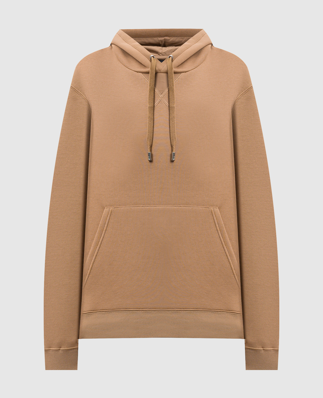 

Brown hoodie with textured logo Mackage