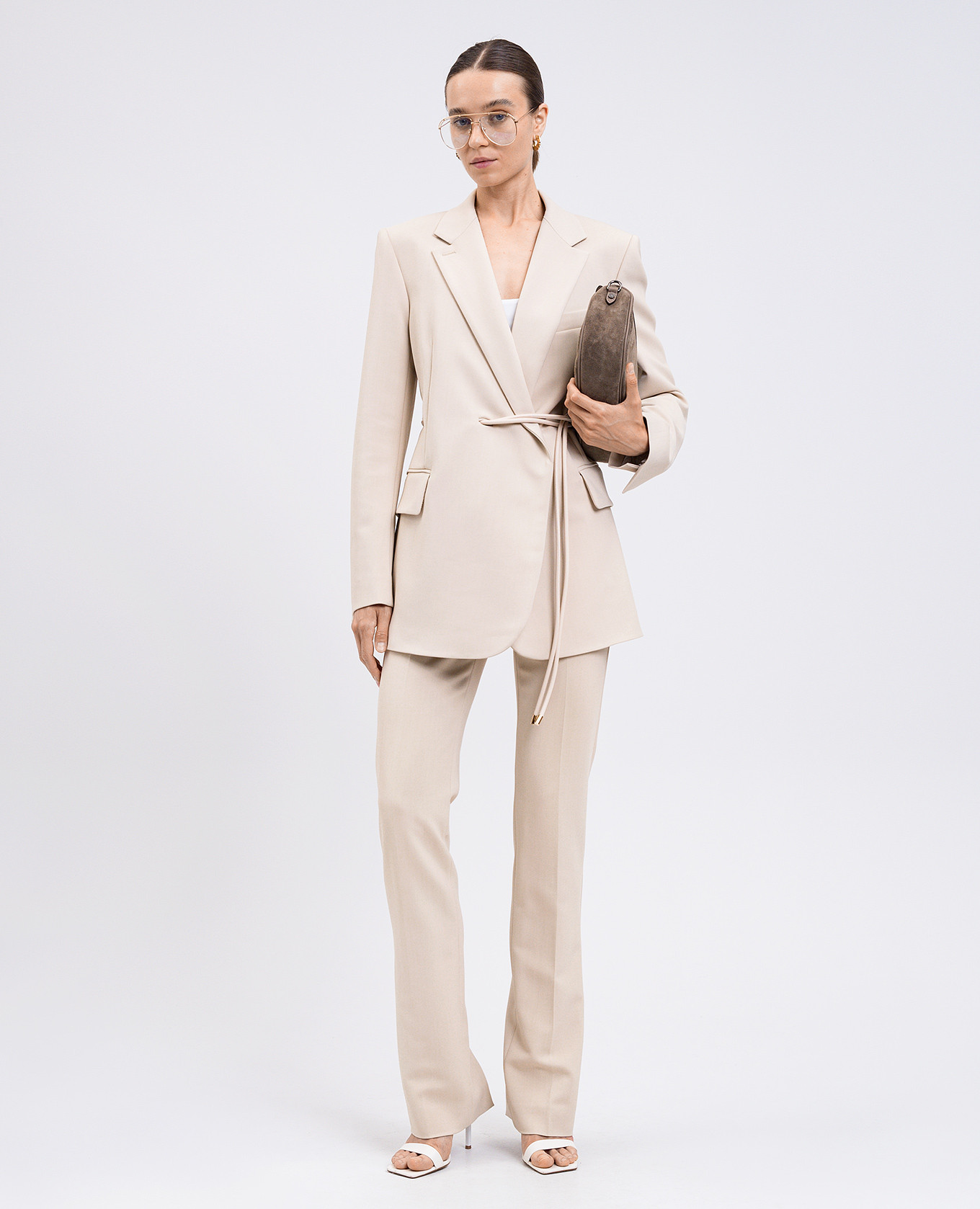 

Beige pants FETTA Max Mara Sportmax