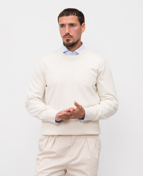 Brunello Cucinelli Beige cashmere jumper M2200100