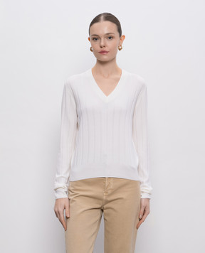 MooRER Beige ADA wool pullover ADAW18