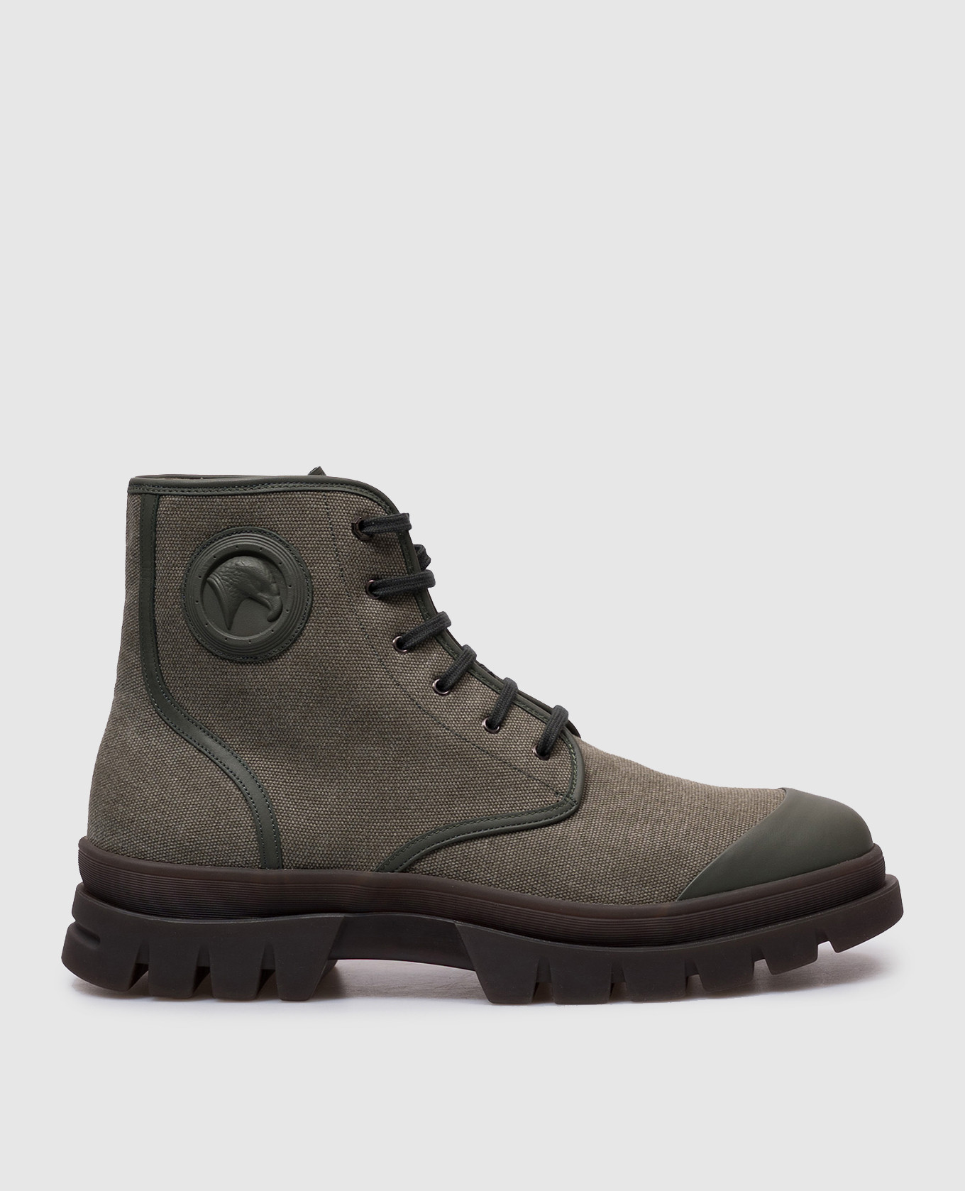 

Green combination shoes with logo Stefano Ricci