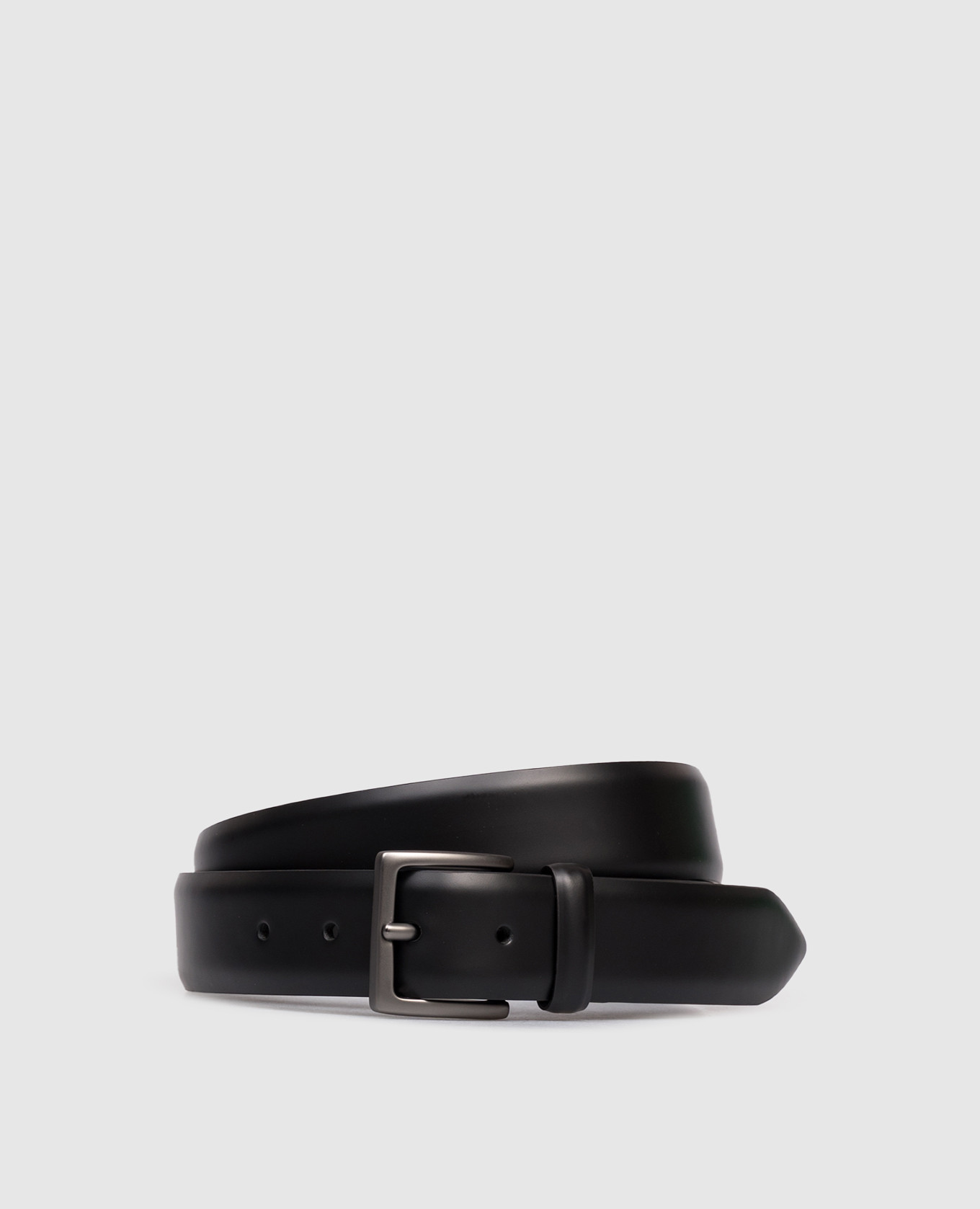 

Black glossy leather belt Orciani