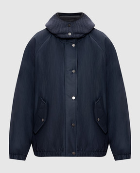 Brunello Cucinelli Blue down jacket MG5017852