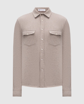 Brunello Cucinelli Beige cashmere shirt M2200276