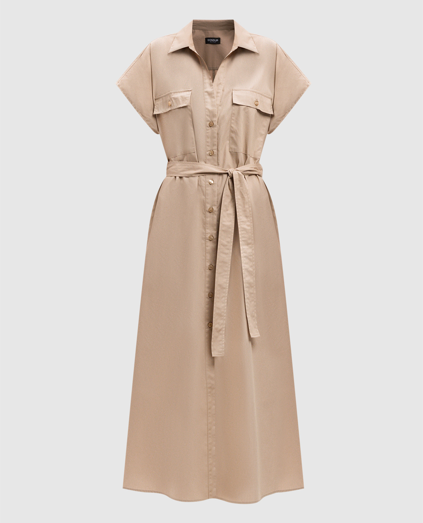 

Beige shirt dress Dondup