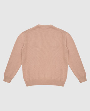 Dolce&Gabbana Children's jumper with textured logo embroidery L4KWE2JBCE0812+